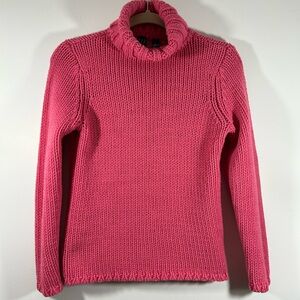 GAP Vibrant Pink Cowl Neck Sweater